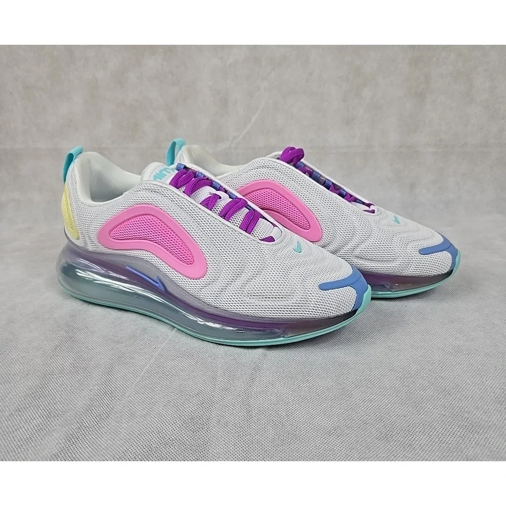 NEW Nike Air Max 720 Shoes Womens 8.5 Aqua Powder Pastel White‎ AR9293-102